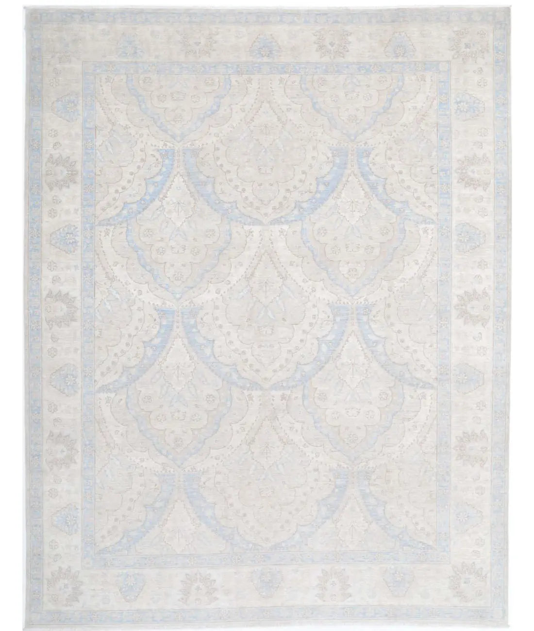 Hand Knotted Fine Serenity Wool Rug - 9'2'' x 11'5''