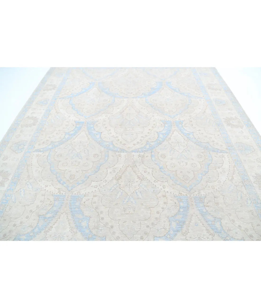 Hand Knotted Fine Serenity Wool Rug - 9'2'' x 11'5'' - Arteverk Rugs Area rug