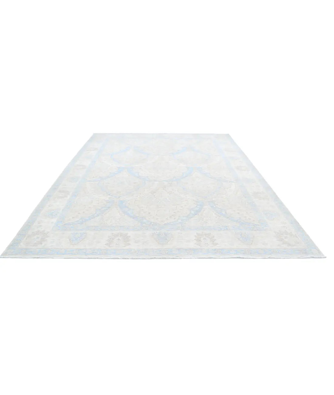 Hand Knotted Fine Serenity Wool Rug - 9'2'' x 11'5'' - Arteverk Rugs Area rug