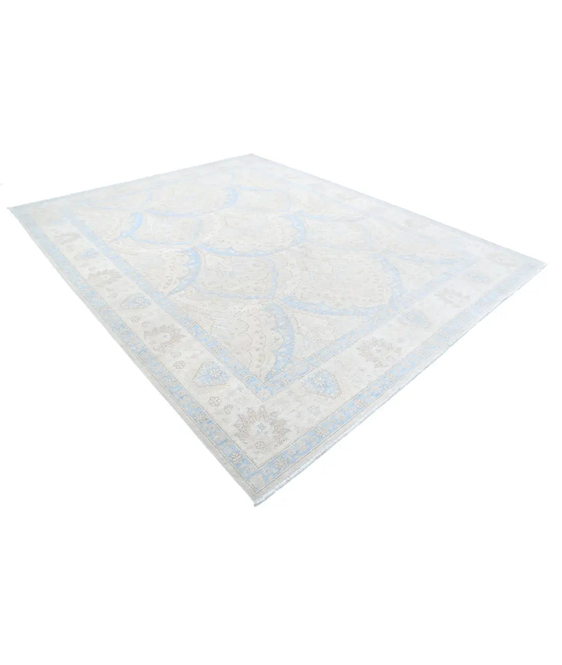 Hand Knotted Fine Serenity Wool Rug - 9'2'' x 11'5'' - Arteverk Rugs Area rug