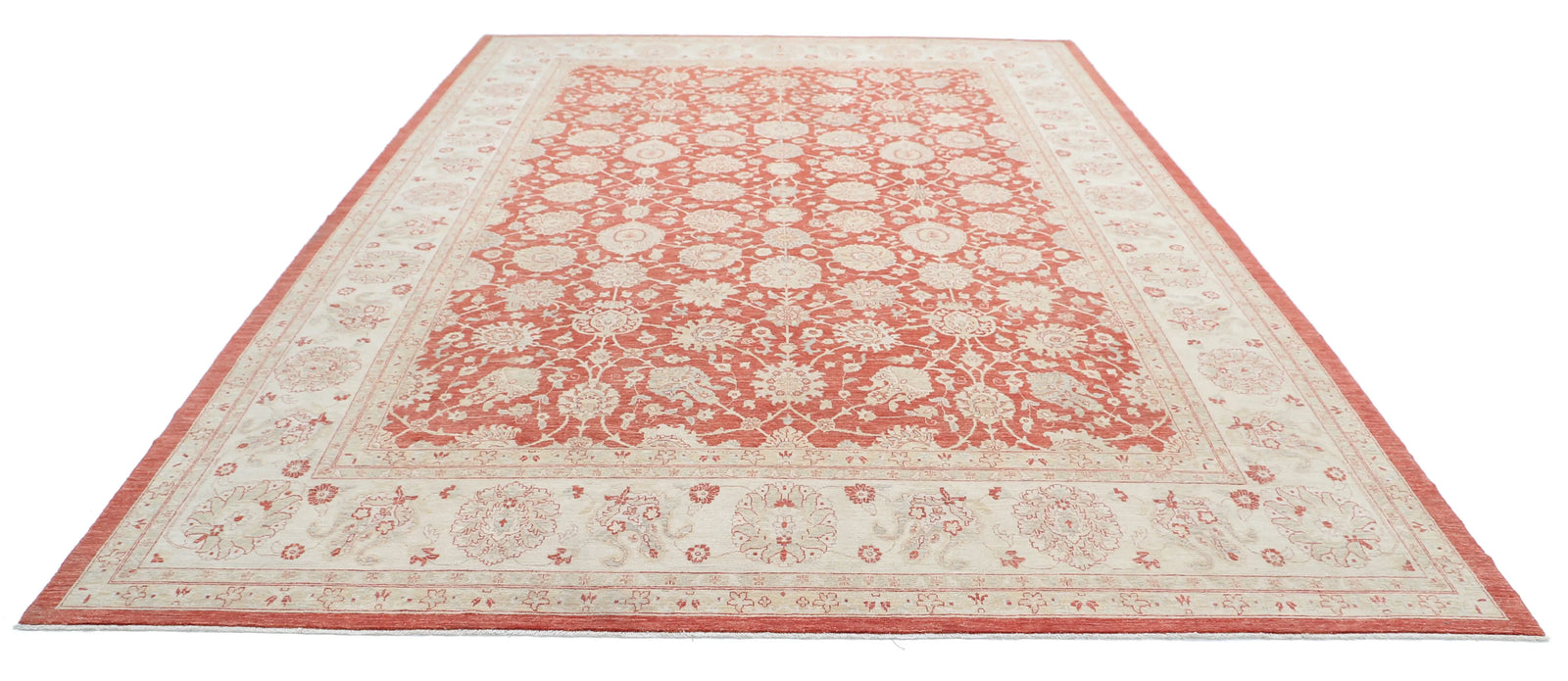 Hand Knotted Fine Ziegler Wool Rug - 10'1'' x 14'0'' - Arteverk Rugs Area rug