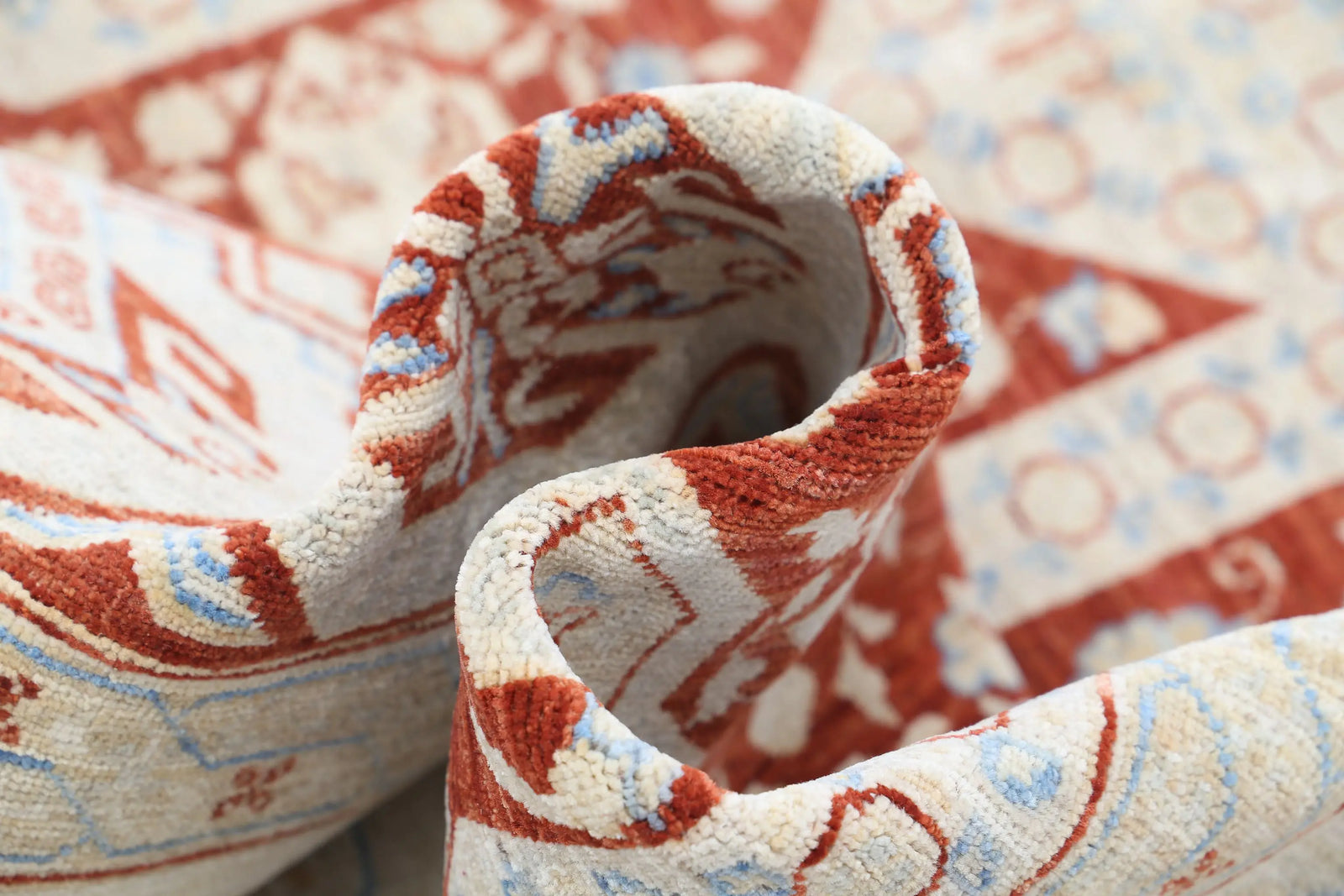 Hand Knotted Fine Ziegler Wool Rug - 8'10'' x 11'7'' - Arteverk Rugs Area rug