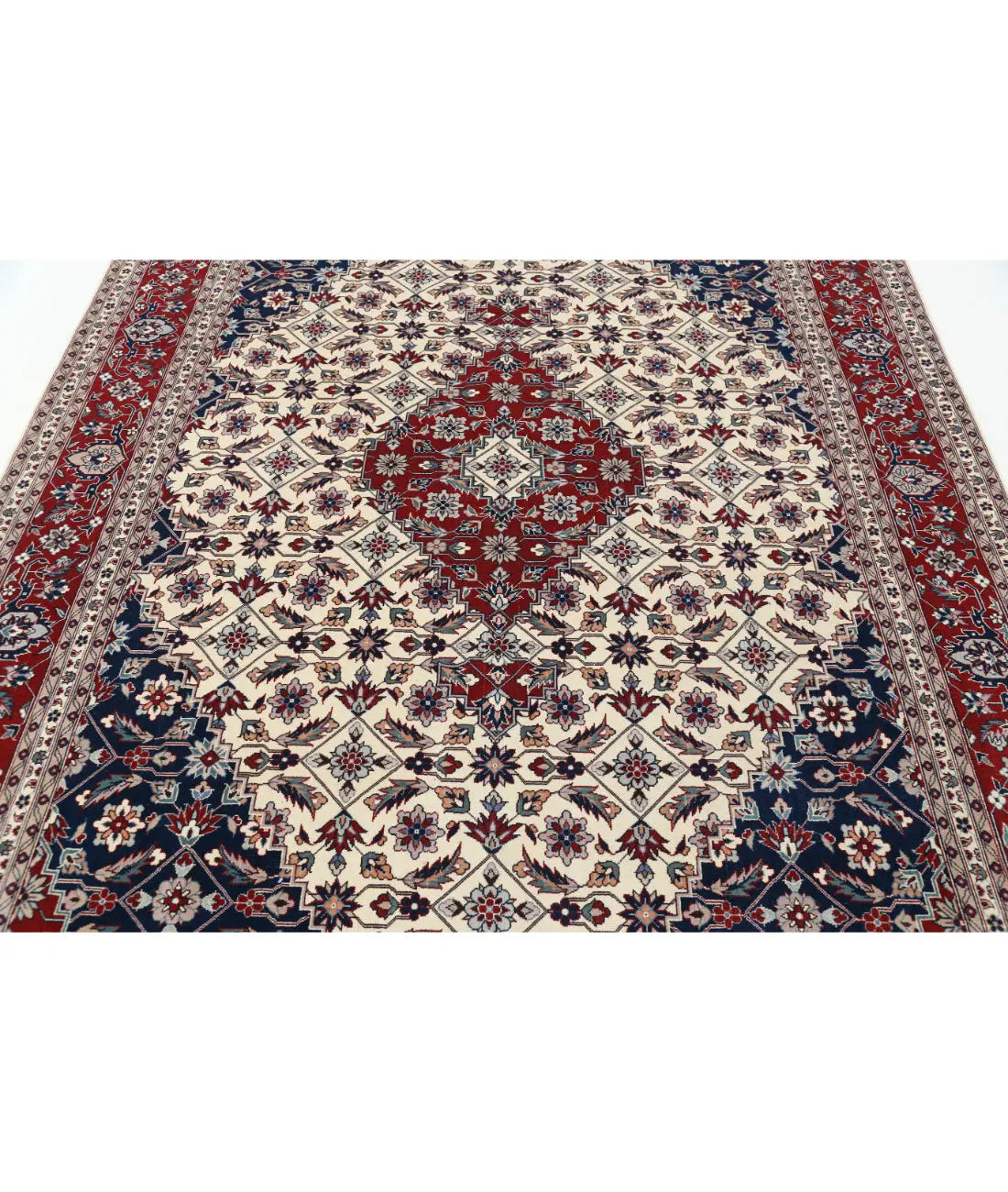 Hand Knotted Heritage Fine Persian Style Wool Rug - 7'0'' x 10'0'' Arteverk Arteverk Rugs