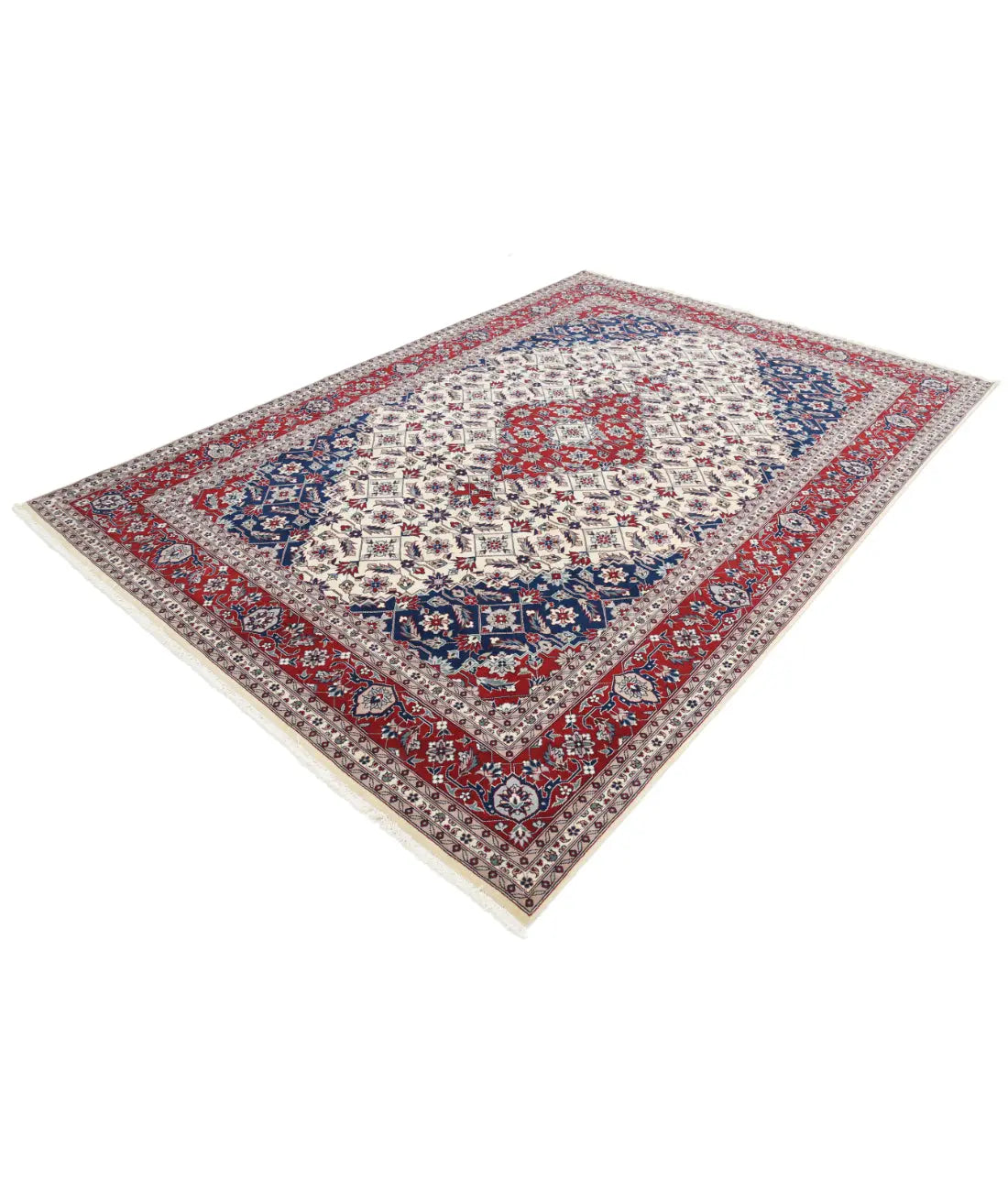Hand Knotted Heritage Fine Persian Style Wool Rug - 7'0'' x 10'0'' Arteverk Arteverk Rugs