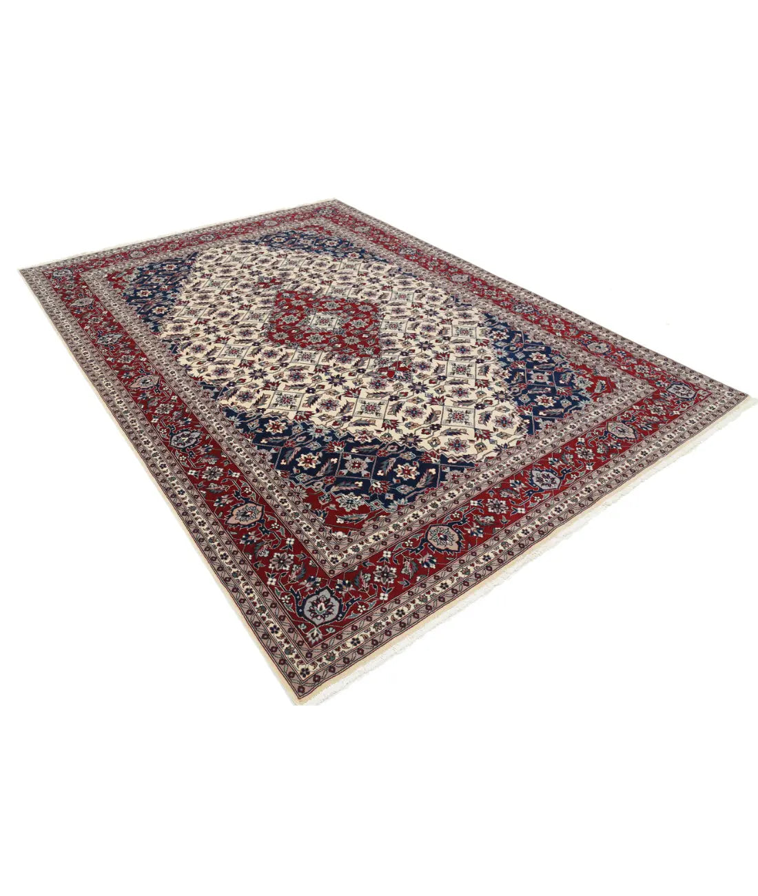 Hand Knotted Heritage Fine Persian Style Wool Rug - 7'0'' x 10'0'' Arteverk Arteverk Rugs