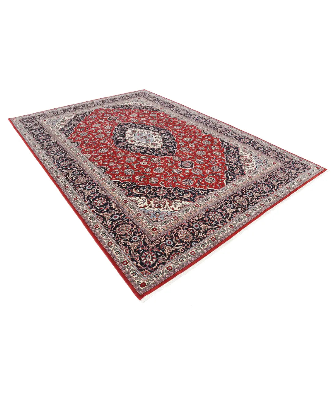Hand Knotted Heritage Fine Persian Style Wool Rug - 7'10'' x 11'3'' Arteverk Arteverk Rugs