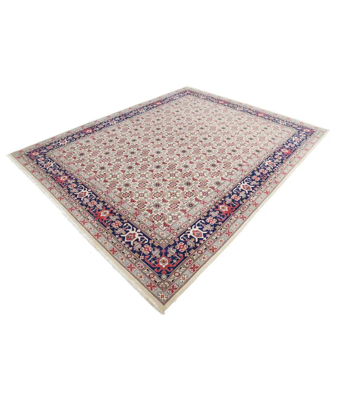 Hand Knotted Heritage Fine Persian Style Wool Rug - 7'11'' x 10'0'' Arteverk Arteverk Rugs