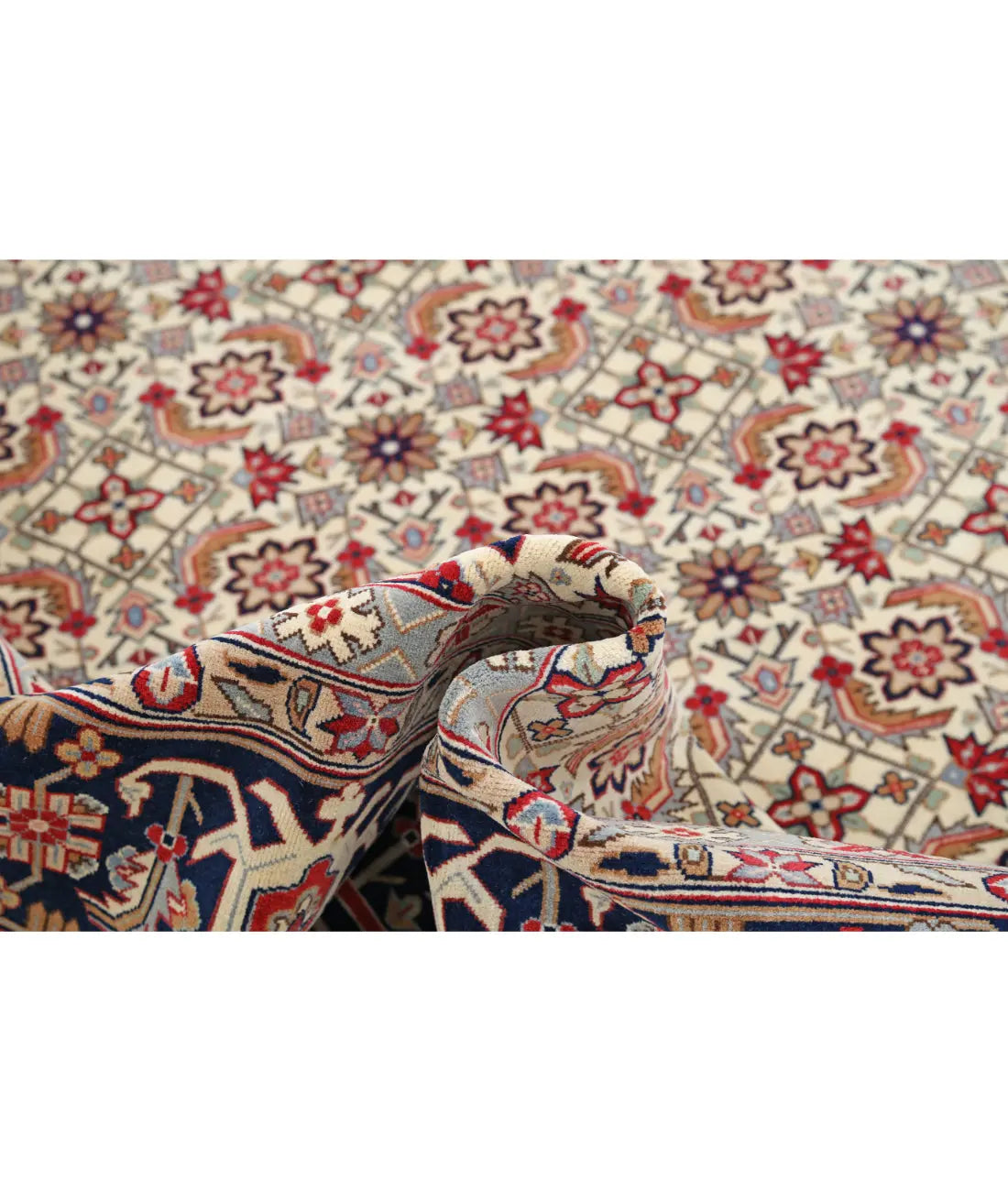 Hand Knotted Heritage Fine Persian Style Wool Rug - 7'11'' x 10'0'' Arteverk Arteverk Rugs