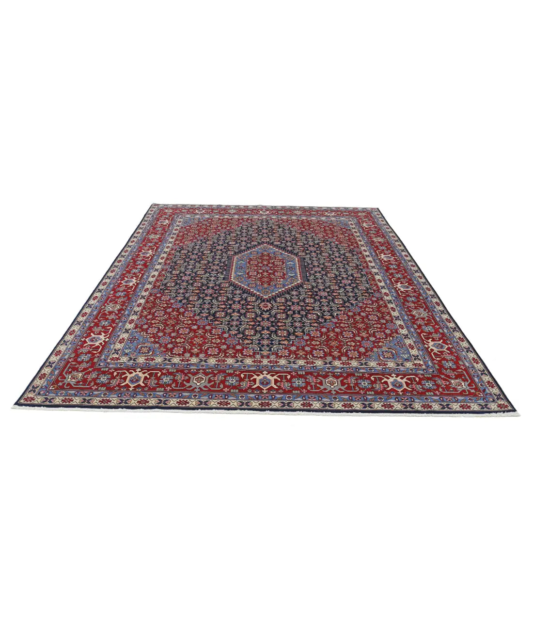 Hand Knotted Heritage Fine Persian Style Wool Rug - 8'0'' x 9'10'' Arteverk Arteverk Rugs