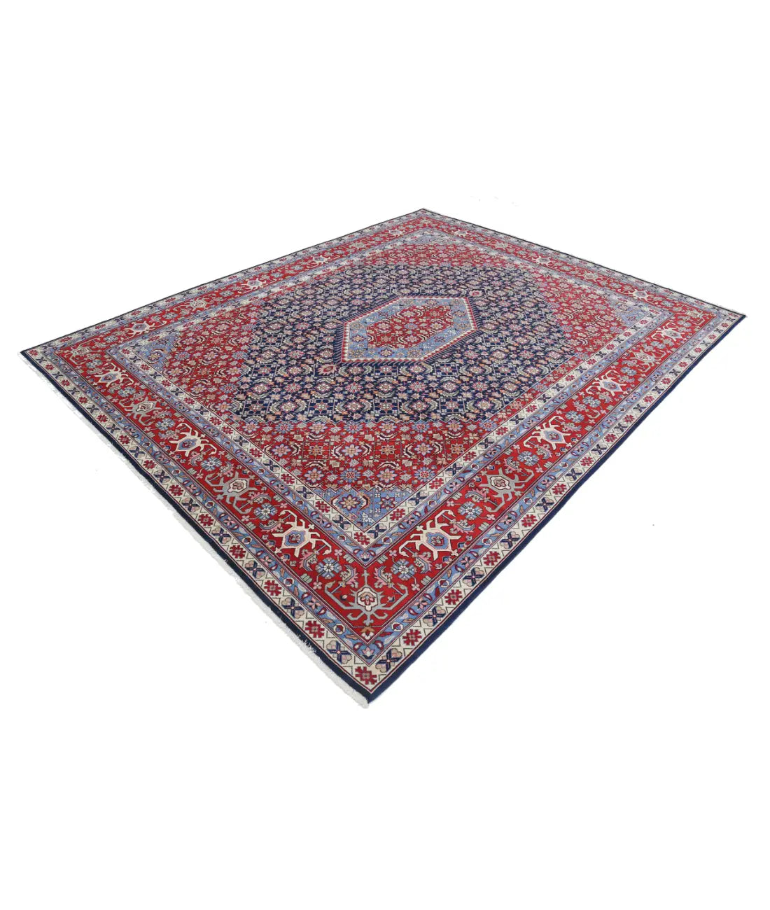 Hand Knotted Heritage Fine Persian Style Wool Rug - 8'0'' x 9'10'' Arteverk Arteverk Rugs