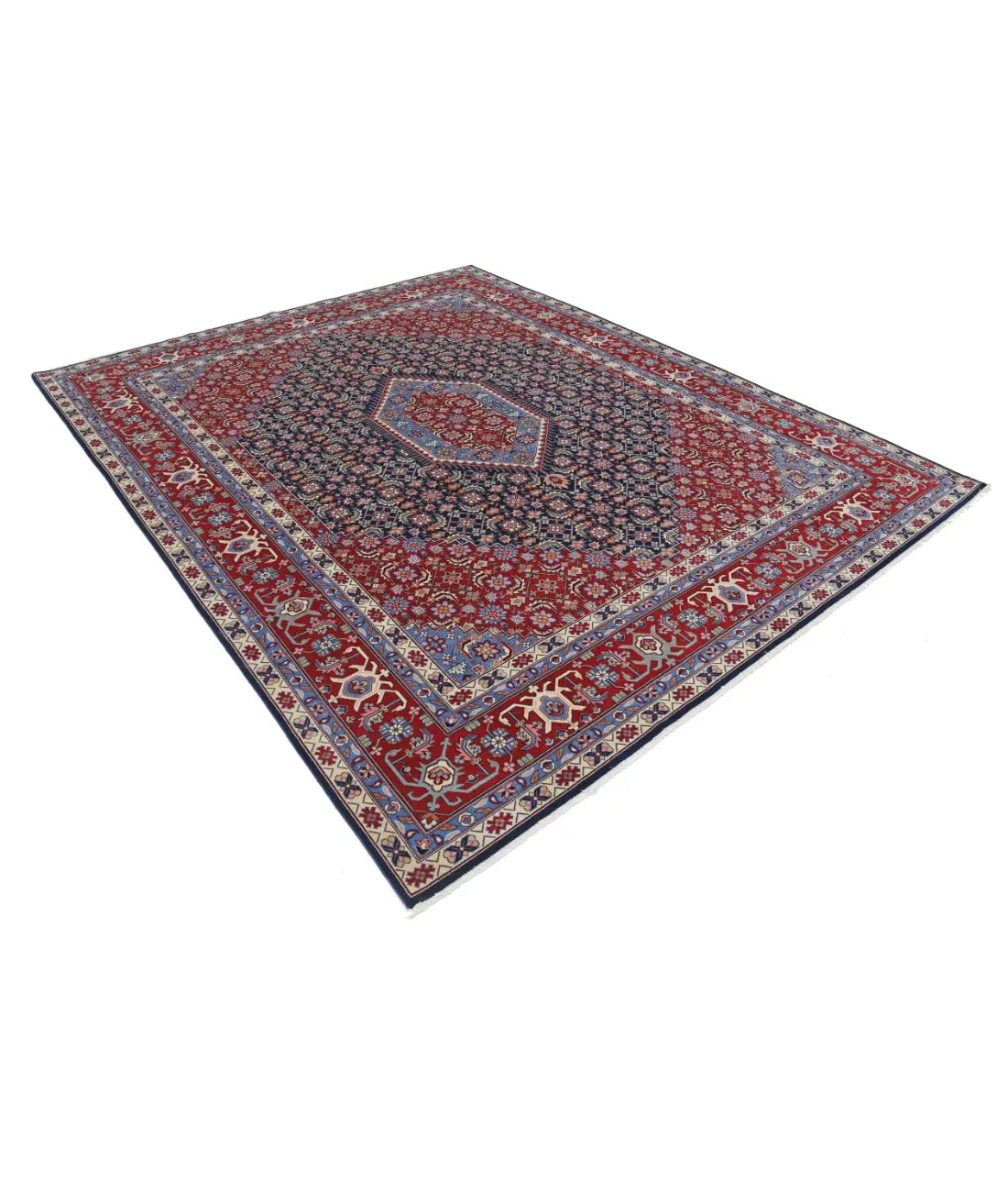 Hand Knotted Heritage Fine Persian Style Wool Rug - 8'0'' x 9'10'' Arteverk Arteverk Rugs