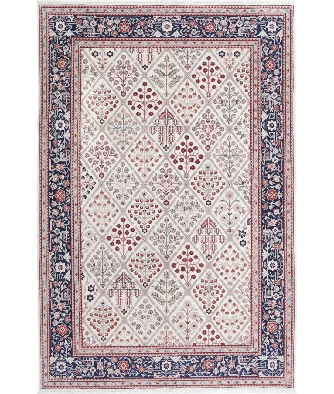 Hand Knotted Heritage Oriental  Josheghan Wool Rug - 6'1'' x 9'2''