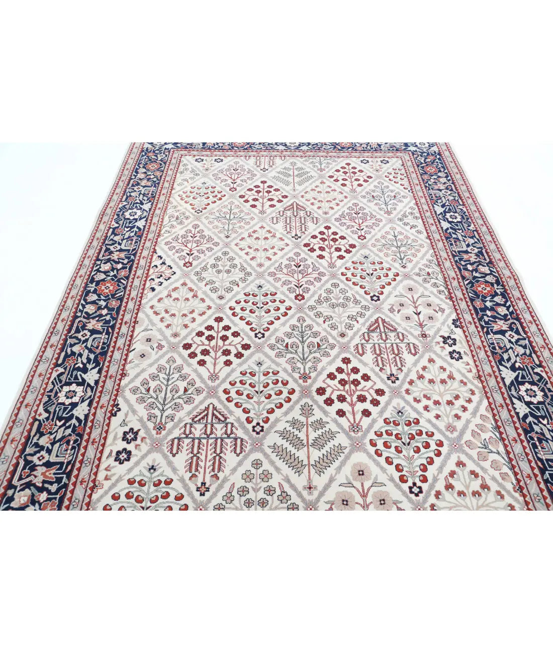 Hand Knotted Heritage Oriental  Josheghan Wool Rug - 6'1'' x 9'2''