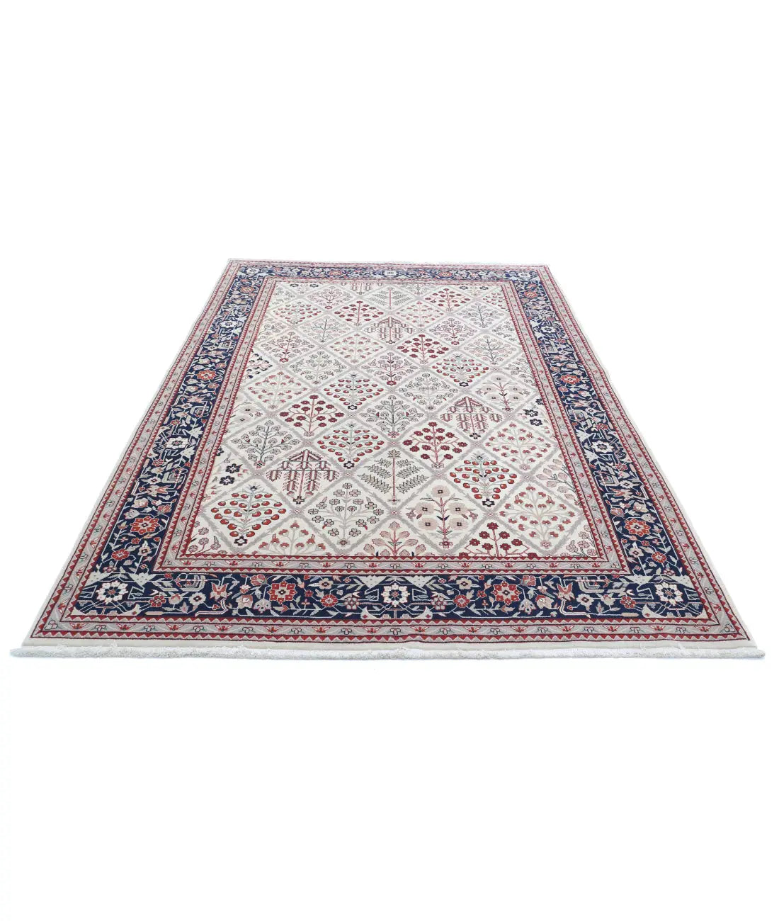 Hand Knotted Heritage Oriental  Josheghan Wool Rug - 6'1'' x 9'2''