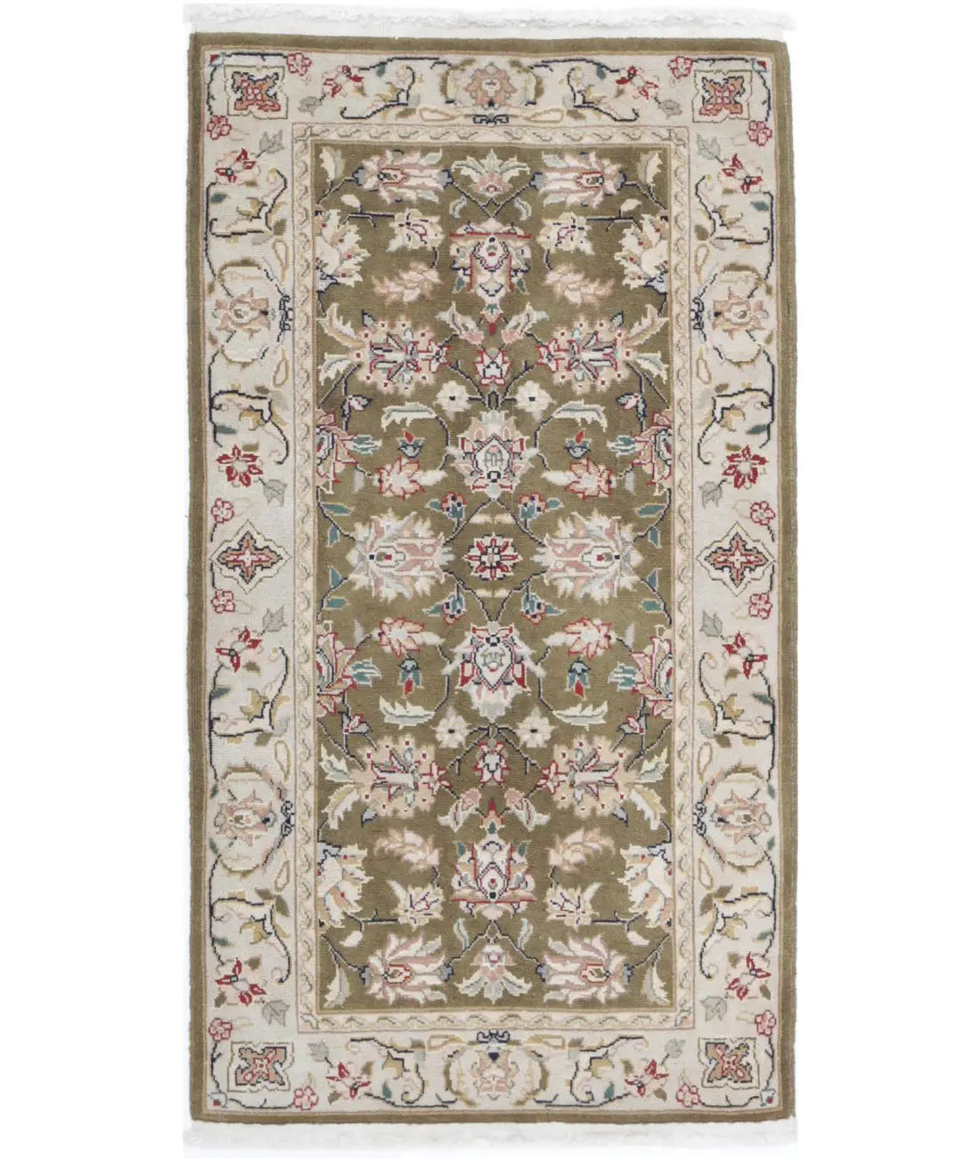 Hand Knotted Heritage Oriental  Wool Rug - 2'0'' x 3'9''