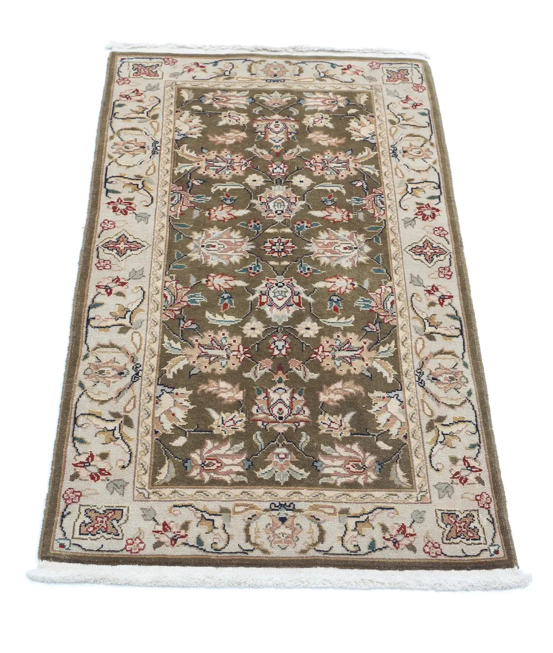Hand Knotted Heritage Oriental  Wool Rug - 2'0'' x 3'9''