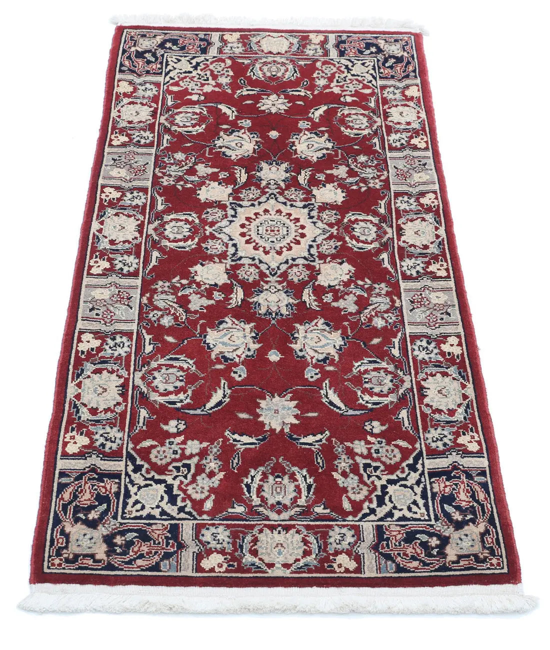 Hand Knotted Heritage Oriental  Wool Rug - 2'0'' x 4'2''