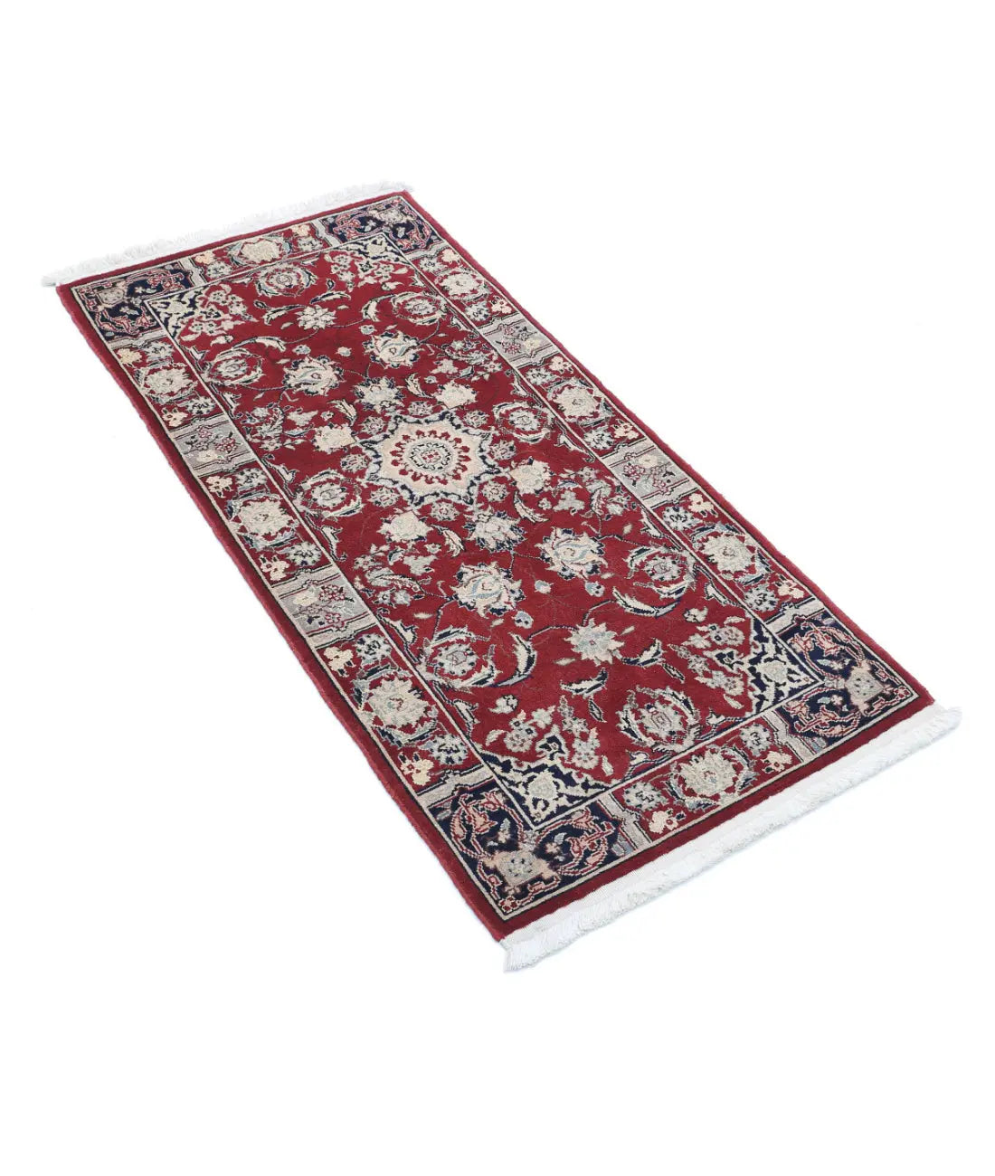 Hand Knotted Heritage Oriental  Wool Rug - 2'0'' x 4'2''