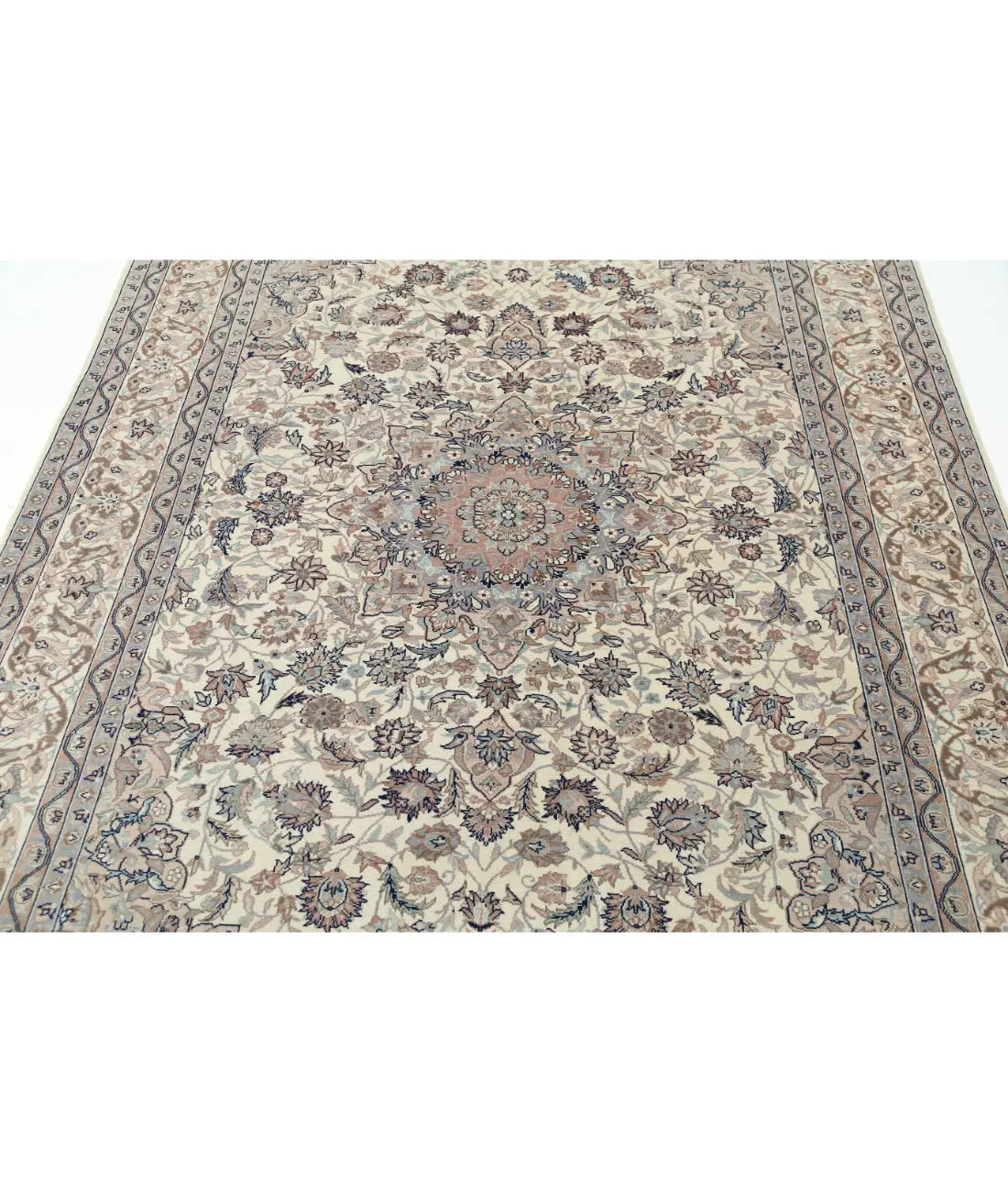 Hand Knotted Heritage Persian Style Wool Rug - 5'11'' x 8'11'' Arteverk Arteverk Rugs