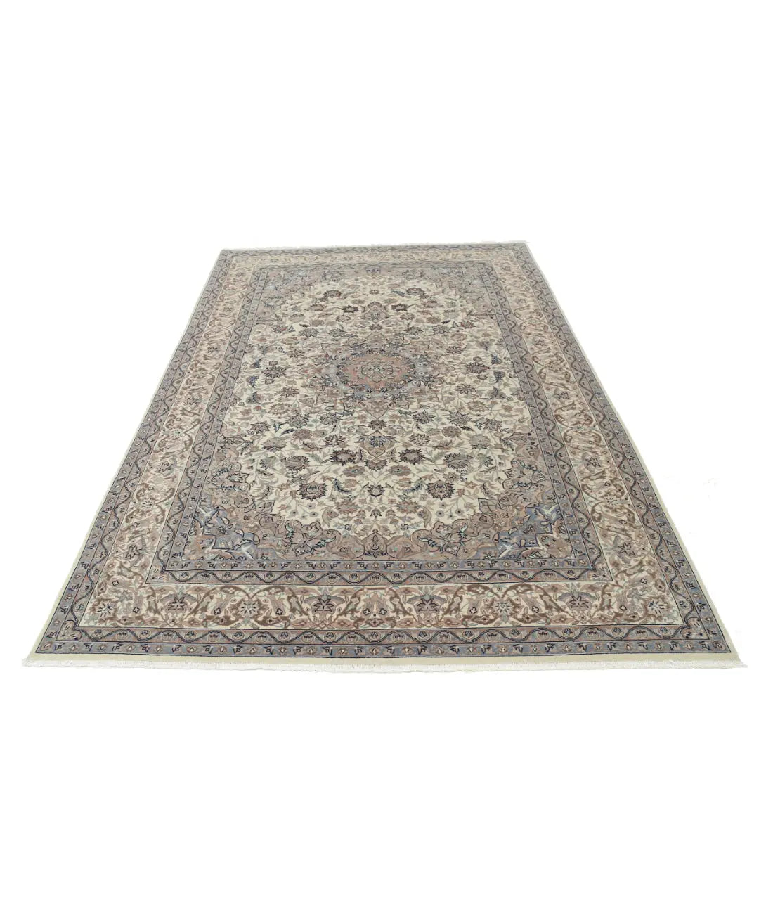 Hand Knotted Heritage Persian Style Wool Rug - 5'11'' x 8'11'' Arteverk Arteverk Rugs
