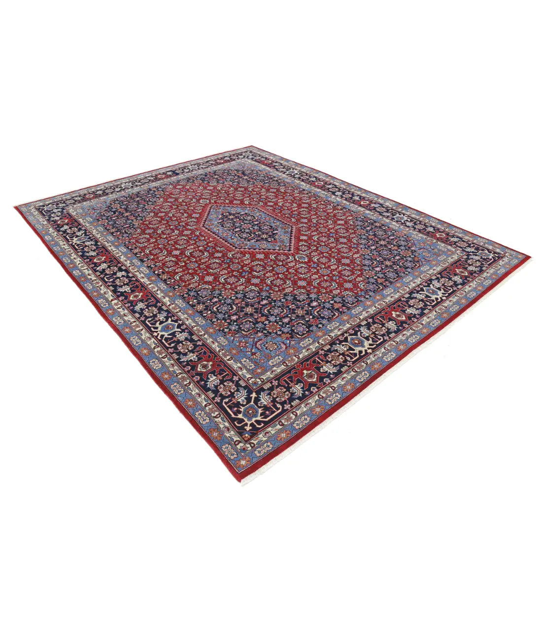 Hand Knotted Heritage Persian Style Wool Rug - 7'11'' x 10'0'' Arteverk Arteverk Rugs