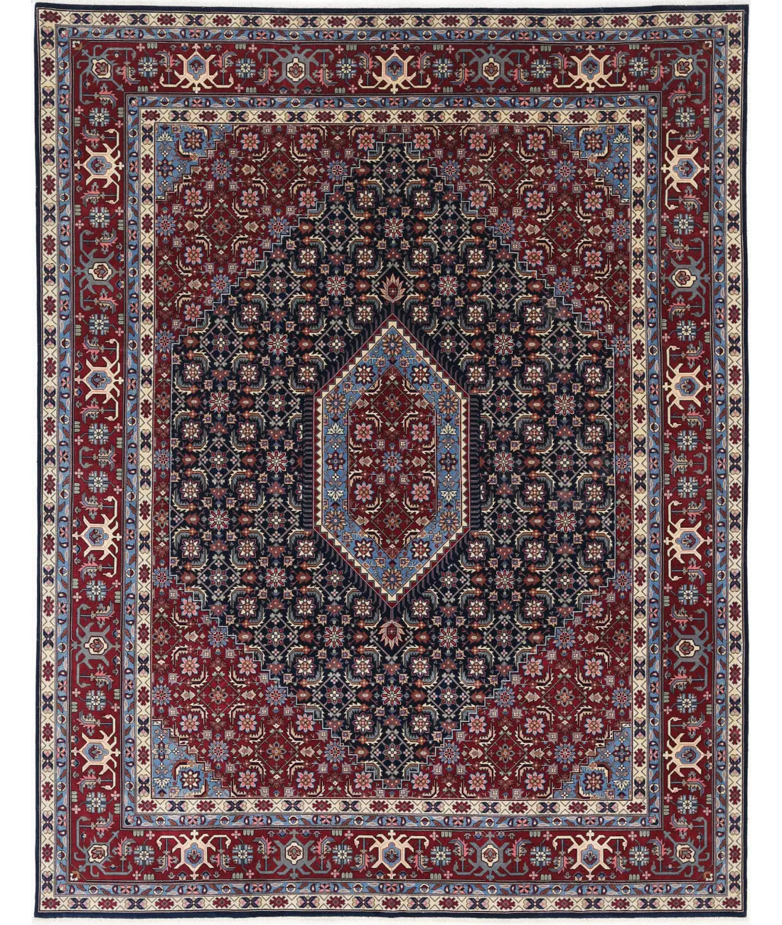 Hand Knotted Heritage Oriental  Wool Rug - 8'0'' x 10'0''