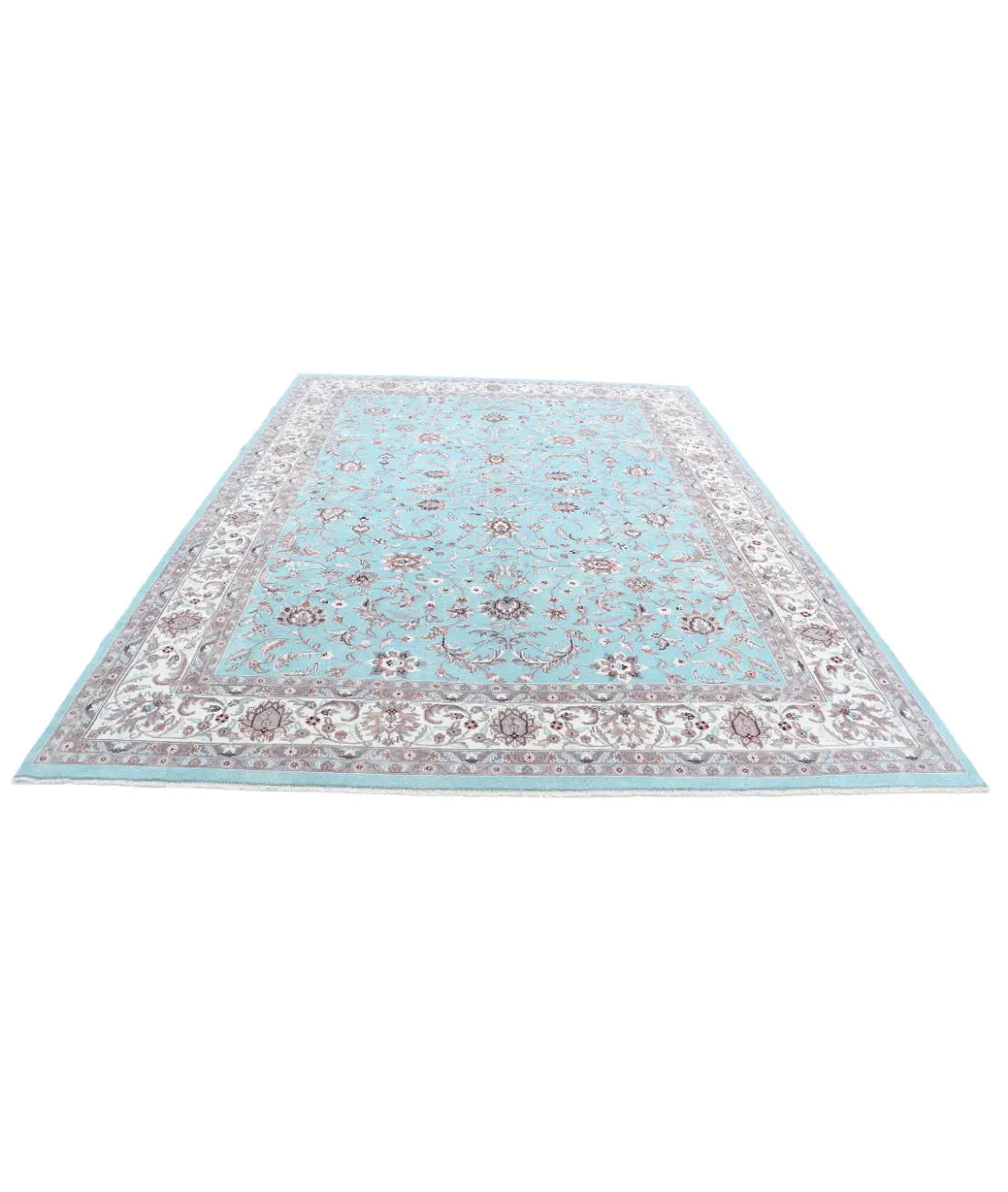 Tapis en laine de style persan Heritage noué à la main - 8'10'' x 12'0''