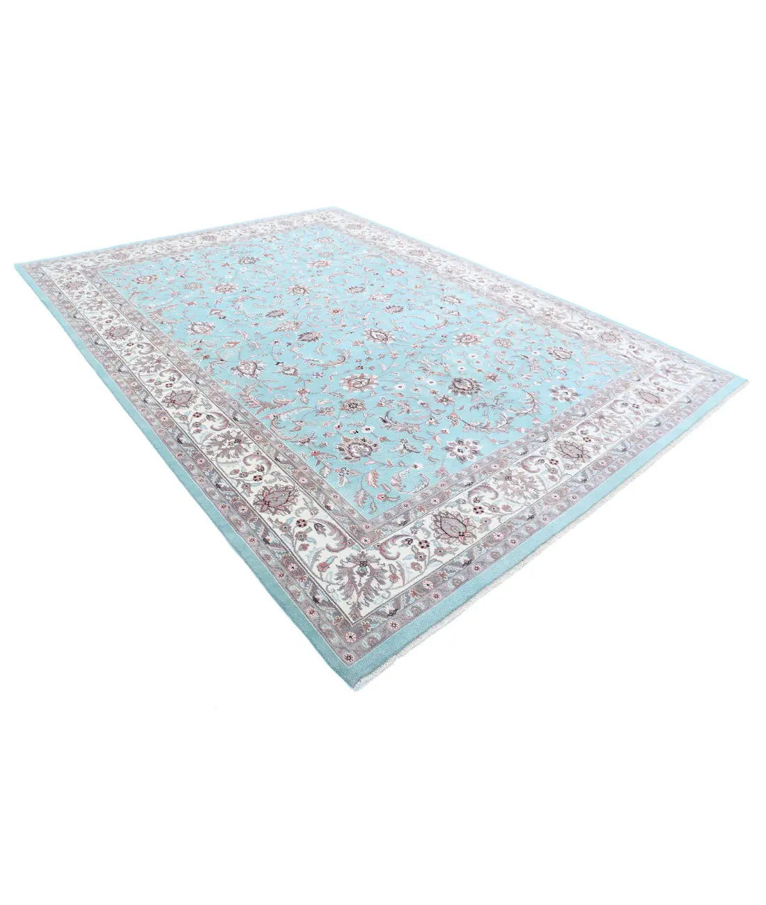 Tapis en laine de style persan Heritage noué à la main - 8'10'' x 12'0''