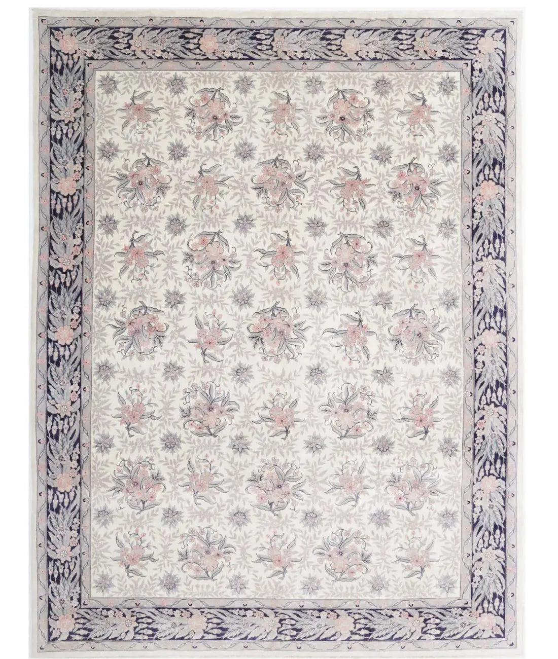 Hand Knotted Heritage Oriental  Wool Rug - 9'0'' x 11'9''