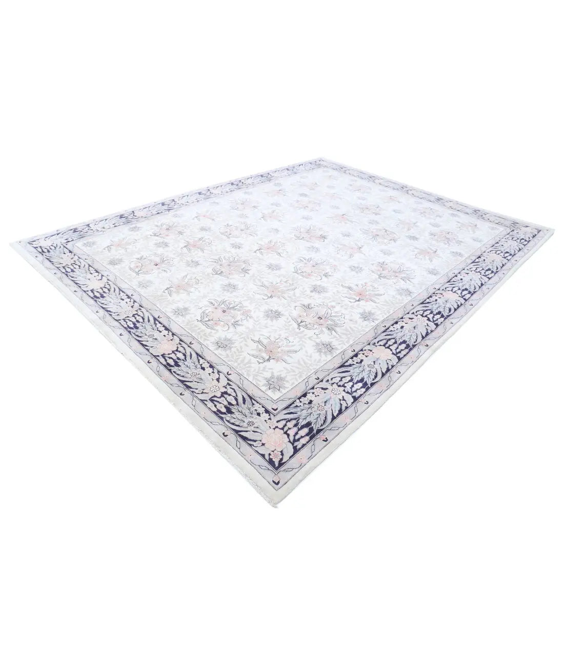 Alfombra de lana estilo persa anudada a mano - 9'0'' x 11'9''