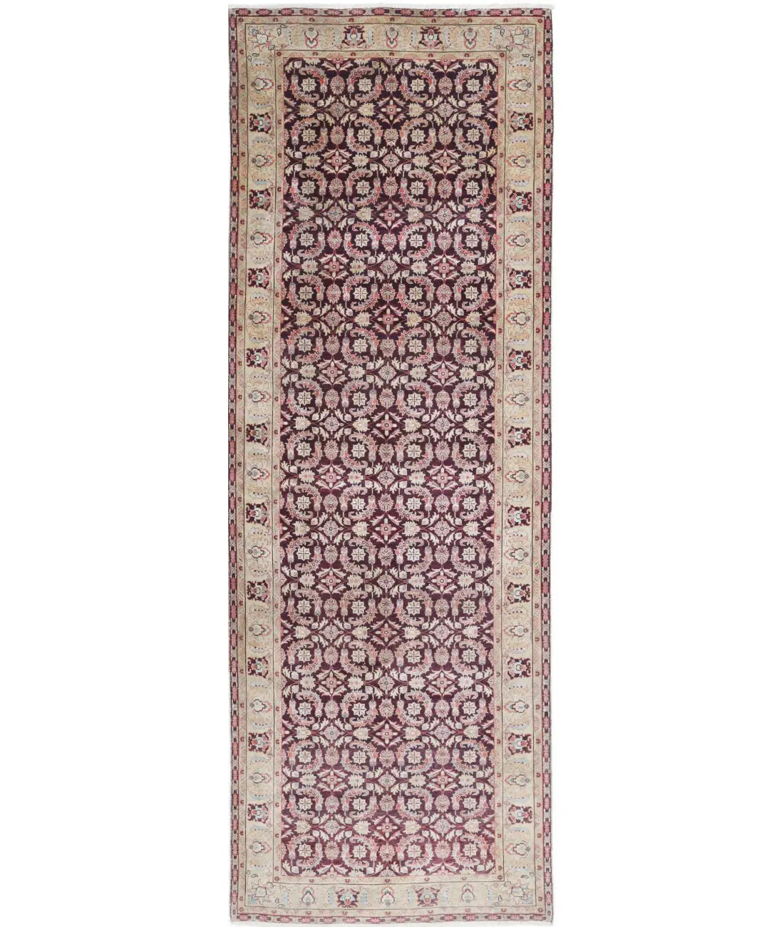 Hand Knotted Heritage Tabriz Wool Rug - 3'11'' x 11'11''