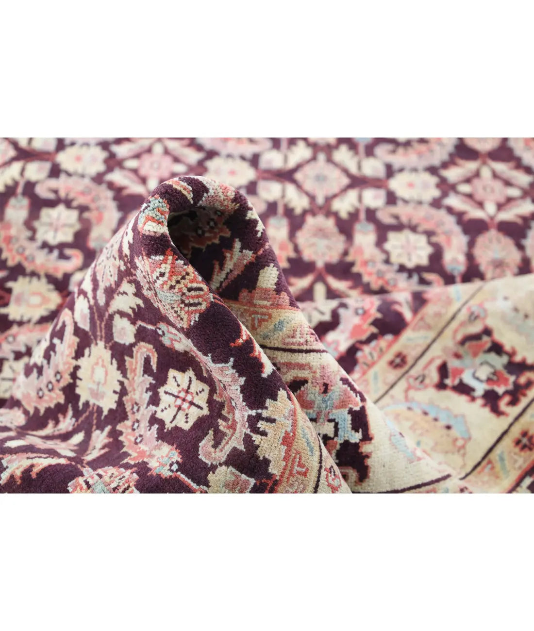 Hand Knotted Heritage Tabriz Wool Rug - 3'11'' x 11'11''