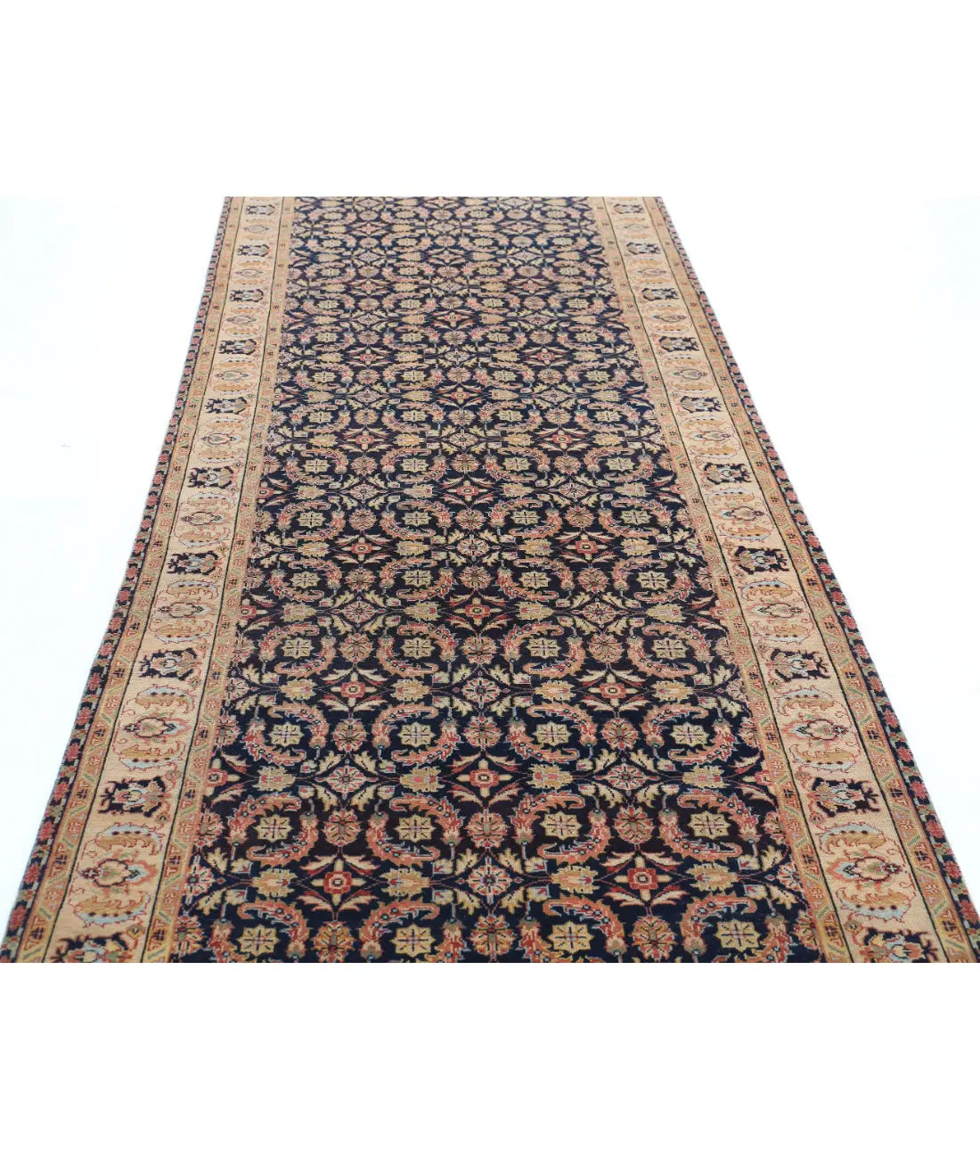 Hand Knotted Heritage Tabriz Wool Rug - 3'11'' x 11'7''