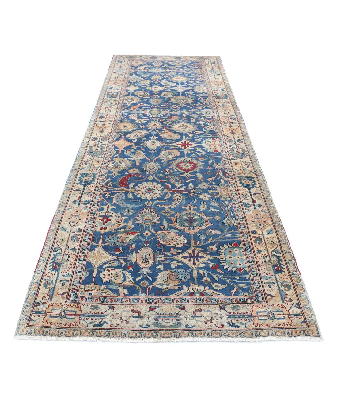 Hand Knotted Heritage Tabriz Wool Rug - 4'0'' x 12'0''
