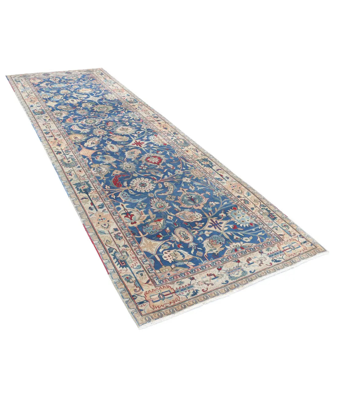 Hand Knotted Heritage Tabriz Wool Rug - 4'0'' x 12'0''