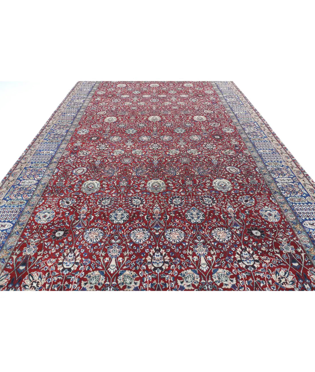 Alfombra de lana Heritage Tabriz anudada a mano - 9'0'' x 17'9''