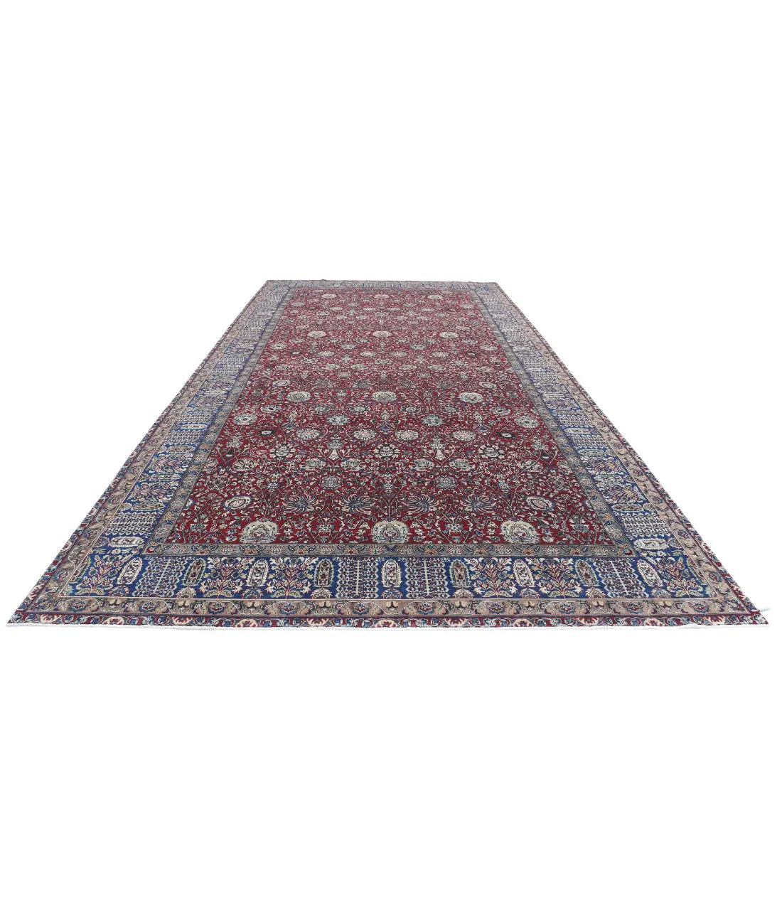 Alfombra de lana Heritage Tabriz anudada a mano - 9'0'' x 17'9''