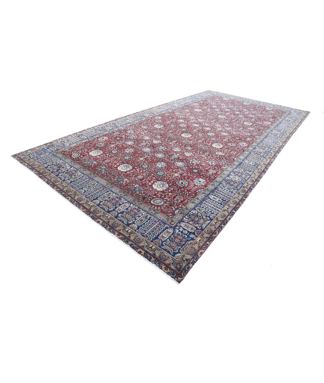 Alfombra de lana Heritage Tabriz anudada a mano - 9'0'' x 17'9''