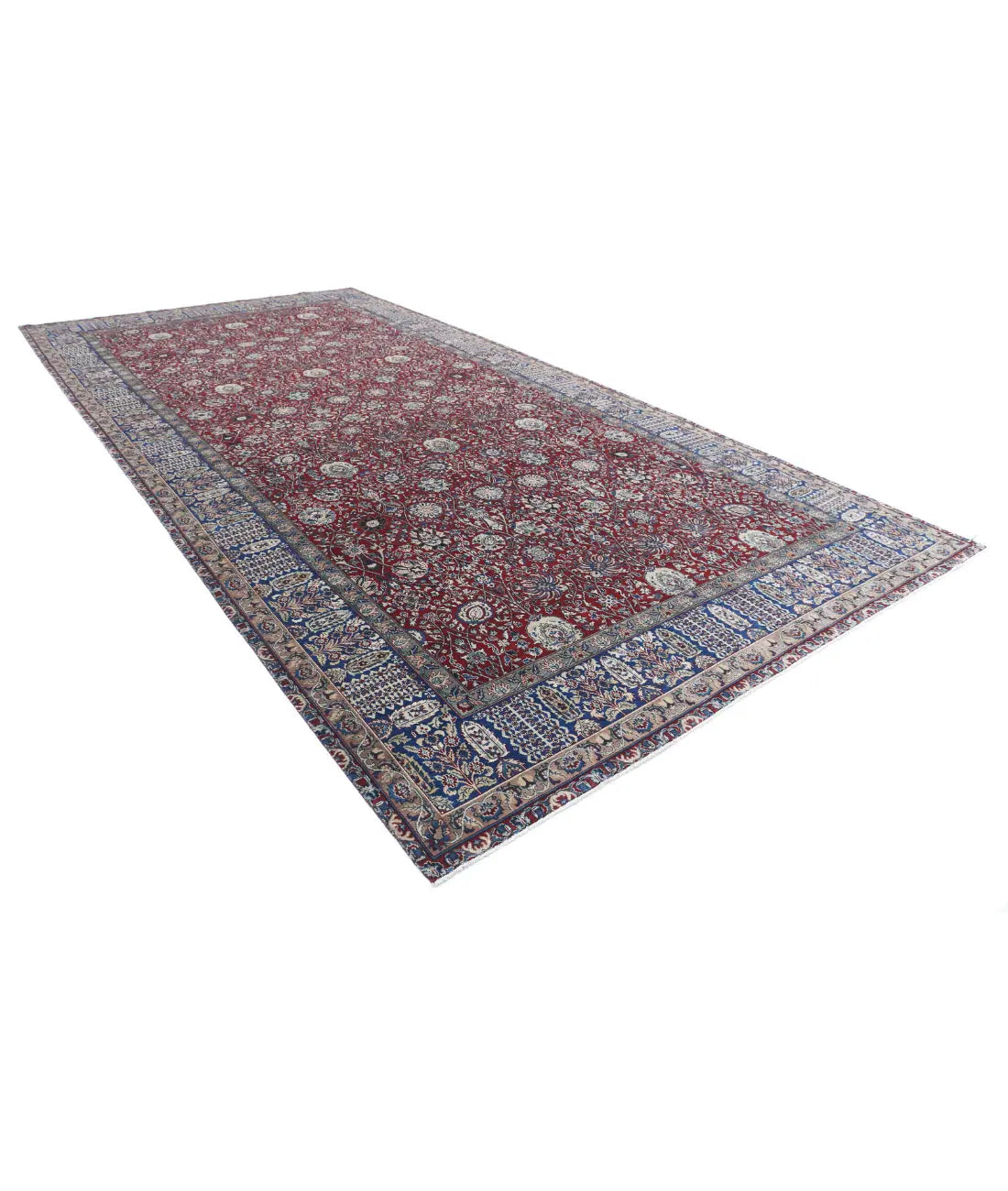 Alfombra de lana Heritage Tabriz anudada a mano - 9'0'' x 17'9''