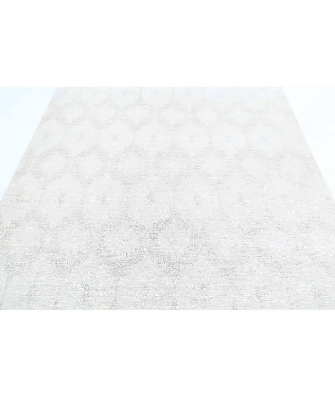 Hand Knotted Ikat Wool Rug - 6'1'' x 8'10'' - Arteverk Rugs Area rug