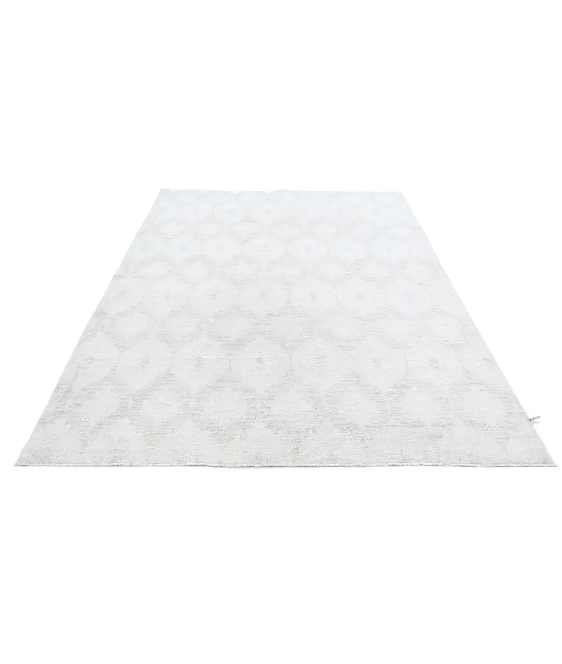 Hand Knotted Ikat Wool Rug - 6'1'' x 8'10'' - Arteverk Rugs Area rug