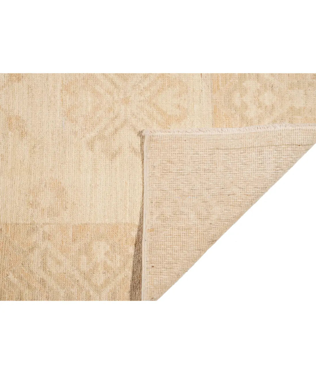 Hand Knotted Khotan Wool Rug - 2'7'' x 12'8''