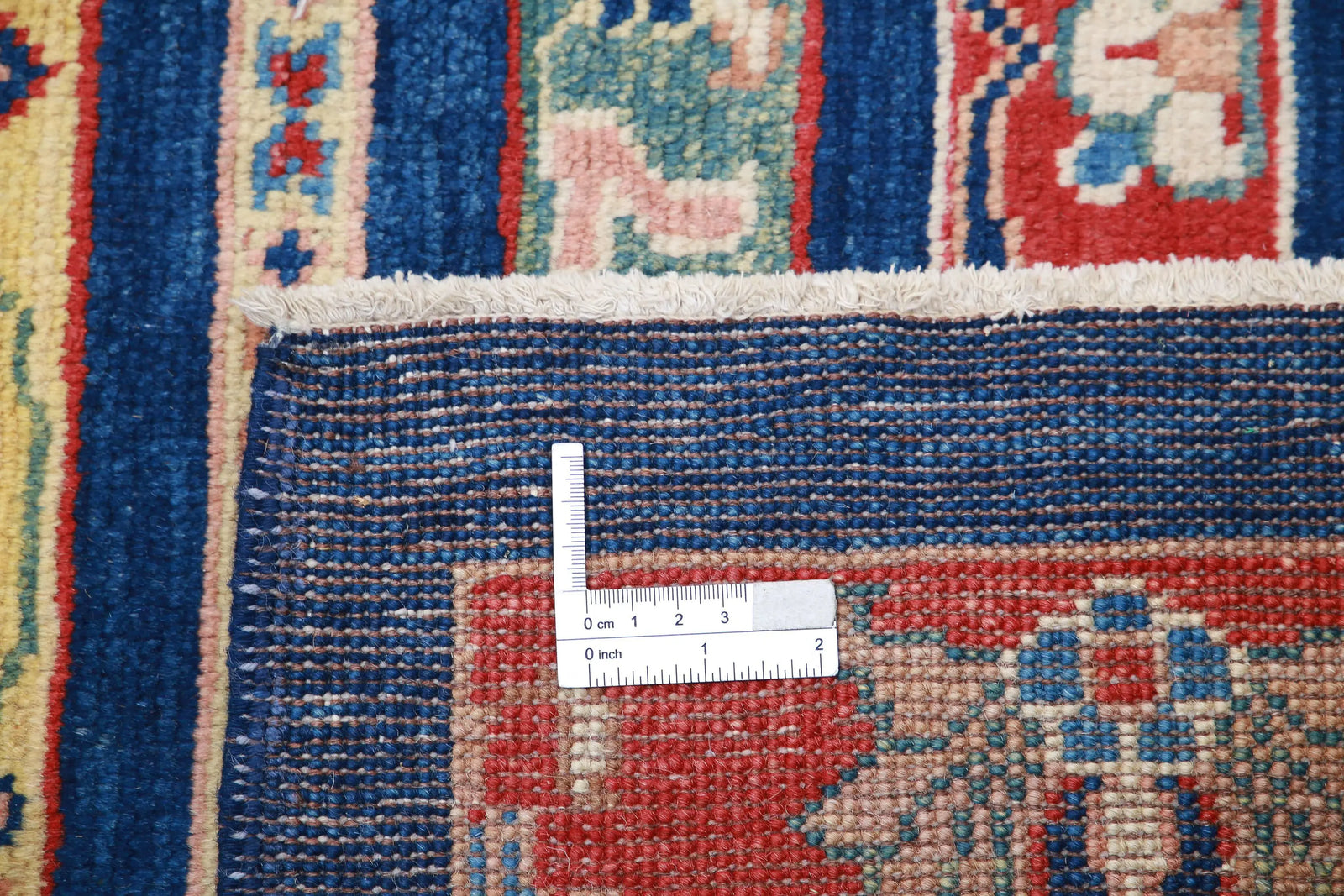 Tapis en laine Khurjeen Farhan Gul noué à la main - 9'0'' x 11'7''