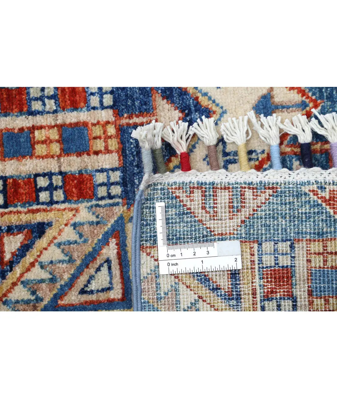 Hand Knotted Khurjeen Wool Rug - 5'5'' x 7'11''