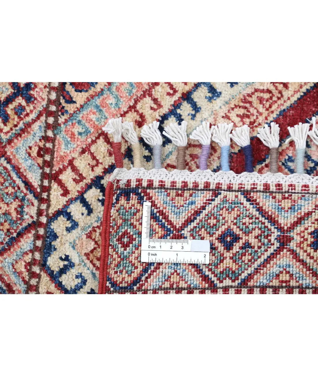 Hand Knotted Khurjeen Wool Rug - 5'6'' x 7'6''