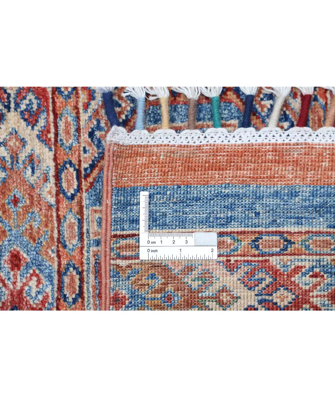 Hand Knotted Khurjeen Wool Rug - 5'6'' x 7'7''