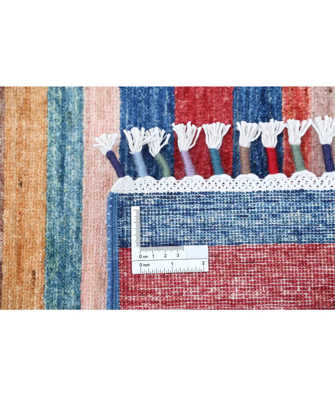 Hand Knotted Khurjeen Wool Rug - 5'7'' x 7'10''