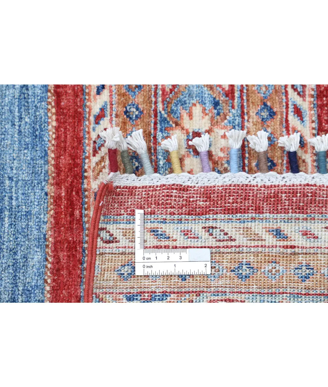 Hand Knotted Khurjeen Wool Rug - 6'6'' x 9'7''