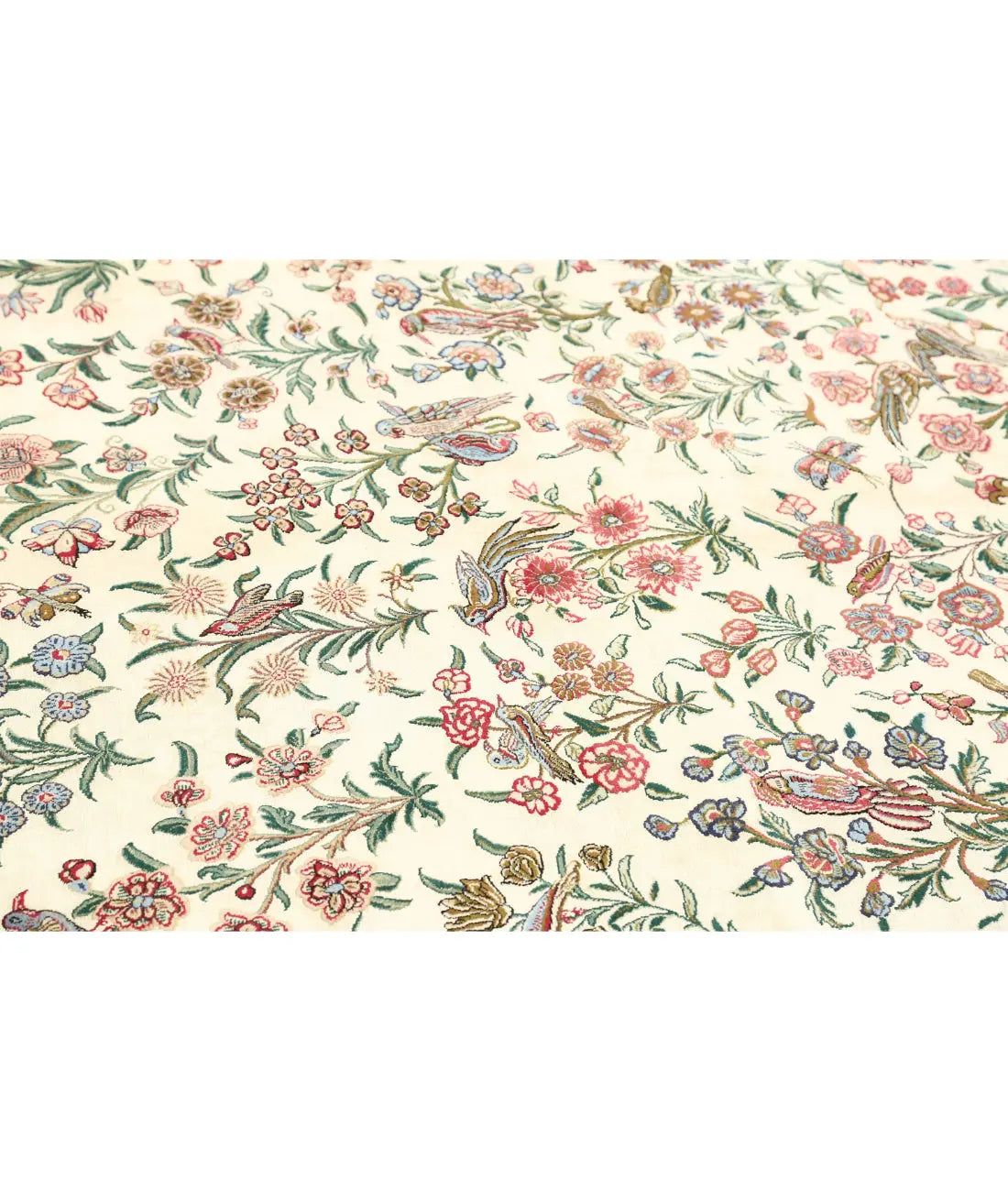 Hand Knotted Masterpiece Persian Isfahan Wool Rug - 5'2'' x 7'8'' - Arteverk Rugs Area rug