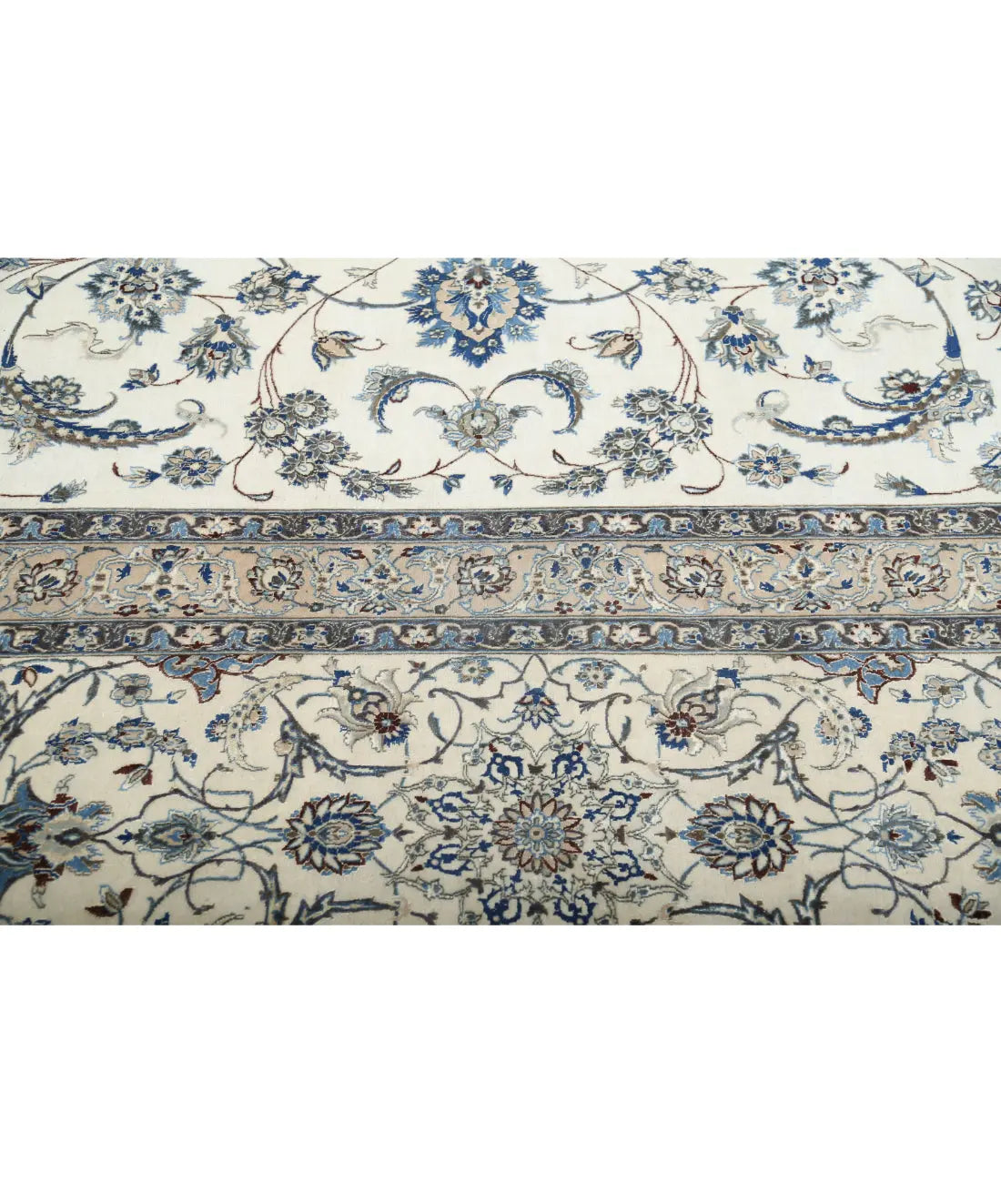 Hand Knotted Masterpiece Persian Nain Habibian Wool & Silk Rug - 16'3'' x 25'6'' - Arteverk Rugs Area rug